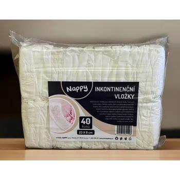 Inkontinenční podložka Nappy Inkontinenční vložky - normal 40 ks 23x6 cm