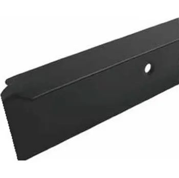 Kuchyňská pracovní deska Interex Rohová spojovací lišta na rovnou hranu na desku 38 mm / Černá matná 600 mm