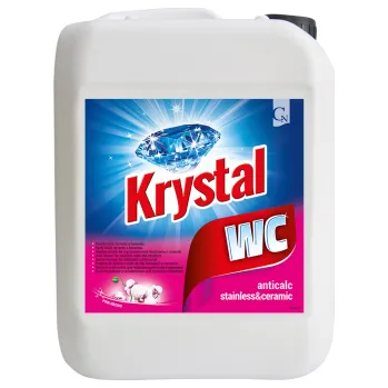 WC čistič Krystal WC kyselý na nerez a keramiku růžový 5 l