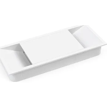 kabelová chránička Emuca Kabelová průchodka AURONE 152 / Bílá matná