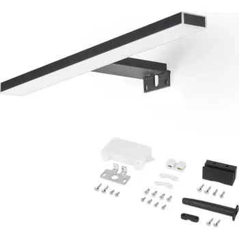 Koupelnové svítidlo Emuca Koupelnové LED světlo LEON / černá matná