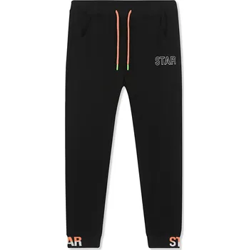 Dívčí tepláky - KUGO JT0716, tmavě modrá Barva: Modrá tmavě, Velikost: 140