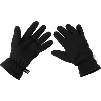 Rukavice MFH Rukavice fleece zateplené 3M™ Thinsulate™ černé MFH® 15403A Velikost: XL
