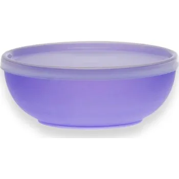 Miska 0,6 l+víčko,matná d140x54mm, plast