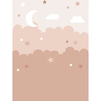 Tapeta Dětská vliesová fototapeta na zeď, noční obloha, 159249, To the Moon and Back, Esta Home