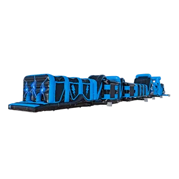 Skákací hrad Ninja nafukovací atrakce| Top provedení | Nafukovací parkour dráha 27,5m