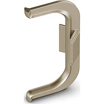 Nábytkové kování Hettich Rohová 90° spojka vnitřní k profilu SECRET C -Nerez