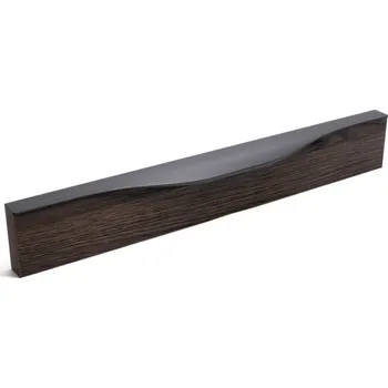 Nábytkové kování Rujzdesign Úchytka MODERNO / Grafitová nerez 197 mm