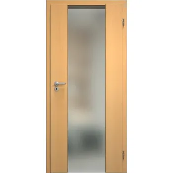 Interiérové dveře SAPELI HARMONIE KOMFORT M40 - DÝHA - OTOČNÉ DVEŘE VČ. ZÁRUBNĚ - buk Průchozí šířka (cm): 90, Průchozí výška (cm): 197, Typ skla: Satináto bílé