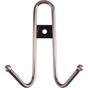 Držák na ručník Nástěnný háček, měď antik, 9,2x7,4x4 cm