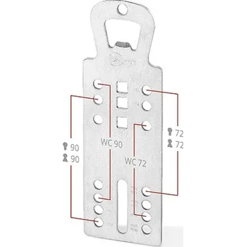 Interex design Montážní šablona pro rozetové kliky