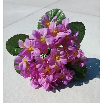 umělá květina Africká fialka 26 cm růžová * RŮŽOVÁ