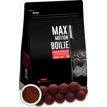 Boilies Haldorádó Max Motion Boilie Long Life 20 mm - Kořenistá červená játra / Spicy Red Liver
