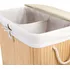Koš na prádlo Compactor Bamboo XXL RAN11555 105 l přírodní