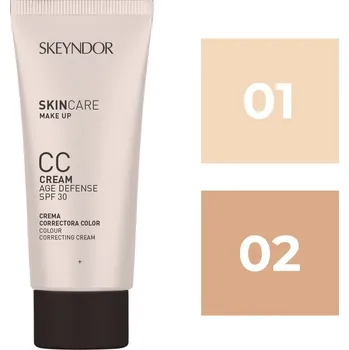 Pleťový krém Skeyndor Skincare Makeup CC Cream SPF30 – lehký tónovací CC krém 40 ml Odstín: 01