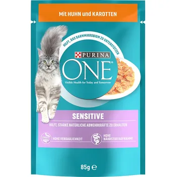 52x85g Purina One Sensitive - s kuřecím a mrkví