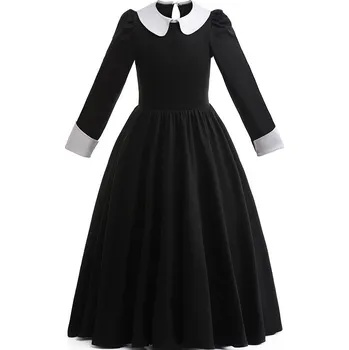 Dámské šaty Wednesday šaty s kabelkou - midi Velikost: M (134-140)