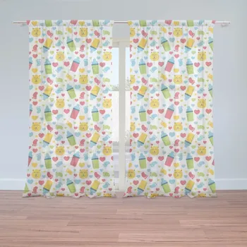 Záclona Záclony Dětské obrázky: 2 ks - 150x250 cm - Sablio