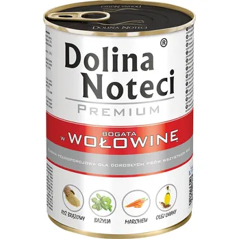 Krmivo pro psa 24x400g Dolina Noteci Premium - hovězí