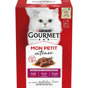 4x6ks-24x50g Multipack Gourmet Mon Petit - hovězí, telecí, jehněčí