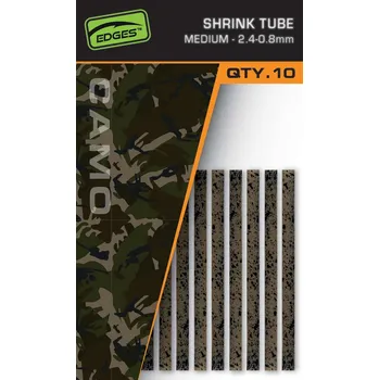 Fox Smršťovací hadičky EDGES Camo Shrink Tube Varianta:: Edges Camo Shrink Tube M 2.4-8MM x 10