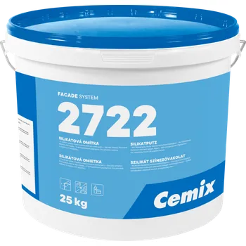 Omítka Omítka silikátová Cemix 2722 rýhovaná 3 mm 25 kg