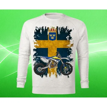 Pánská mikina mikina HUSQVARNA (mikina s motorkou)