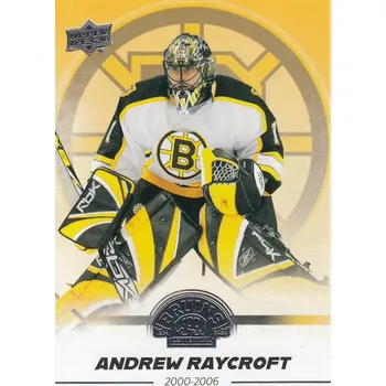 Sběratelská karetní hra řadová karta ANDREW RAYCROFT 23-24 UD Boston Bruins Centennial číslo 88