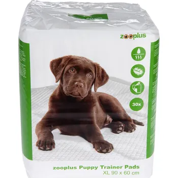 toaleta pro psa zooplus Exclusive výcvikové podložky pro štěňata - X-Large: D 90 x Š 60 cm, 30 ks