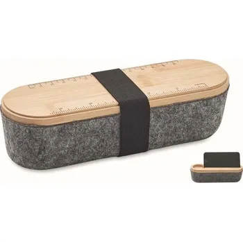 Penál Mile Plstěný RPET penál s víkem