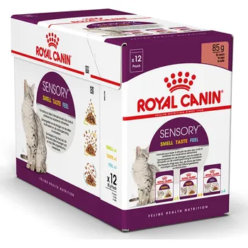 Krmivo pro kočku 96x85g Royal Canin Sensory v omáčce balení na vyzkoušení