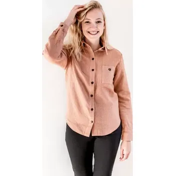 Dámská noční košile Racuna Luxusní dámská košile z BIO bavlny - mimikry cihlová - S