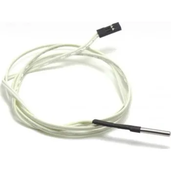 Příslušenství k 3D tiskárně Termistor 100K NTC 3950 - 3 mm válečkový termistor Dupont konektor, Délka 2 m