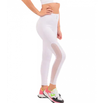 dámské fitness legíny Moon XL bílá 0003