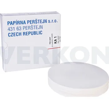 Příslušenství ke svářečce Filtrační papír pro kvalitativní analýzu KA, nezpevněný, kruhové výseky, Papírny Perštejn, Typ: KA 1, Průměr [mm]: 55, Balení [ks]: 100