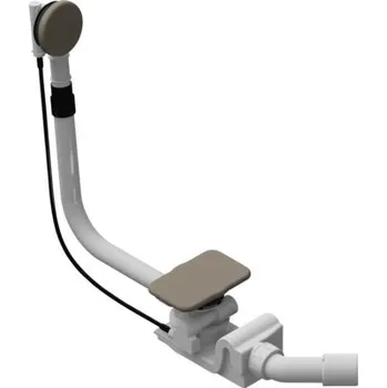 Sifon KALDEWEI odtoková a přepadová souprava KA 4060 pro koupelnovou vanu warm grey 60 matná 687772040671