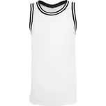 Build your Brand Síťované tílko BY 009 Velikost: 4XL, Barva: bílá-černá