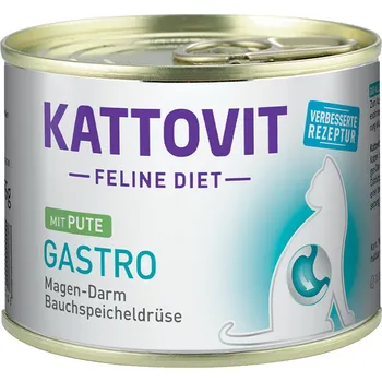 Krmivo pro kočku 6x185g Kattovit Gastro - krůta