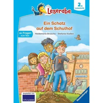 První čtění Ein Schatz auf dem Schulhof - Leserabe ab 2. Klasse - Erstlesebuch für Kinder ab 7 Jahren - Brosche, Heidemarie
