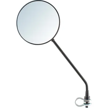 Zrcátko pro motocykl Zrcátko Univerzální kulaté dlouhé M8 - černá tyčka