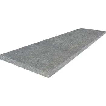 Nášlap na schod Žulová stupnice G684 Black pearl opalovaná 150x33x2 cm