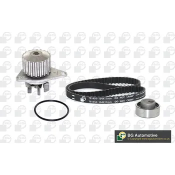Rozvod motoru Vodní pumpa + sada ozubeného řemene, , 081656S, 0831Q3, 1201000, 120118, 120147, 120218, 120434, 120718, 120723, 1609314780, 1611896580, 3451001263, 81656, 83102, 83113, 9451001263, BGA, TB1450CPK-1
