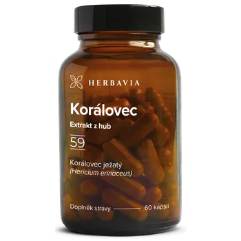 Přírodní produkt Herbavia Korálovec ježatý 600 mg 60 cps.
