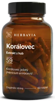 Přírodní produkt Herbavia Korálovec ježatý 600 mg 60 cps.