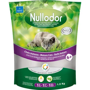 Podestýlka pro kočku 1,5kg Nullodor Mature Cats kočkolit
