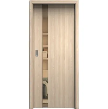 Interiérové dveře SAPELI HARMONIE KOMFORT M83 - CPL LAMINÁT - POSUVNÉ DVEŘE VČ. ZÁRUBNĚ - jasan Průchozí šířka (cm): 80, Průchozí výška (cm): 197, Typ skla: Planibel bronz
