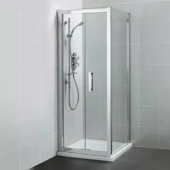 Ideal Standard Pevná stěna 80 cm, lesklá stříbrná/čiré sklo L6400EO