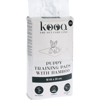 Kosmetika pro psa 30x výcviková podložka kooa s bambusem L - velká 60× 45 cm pro štěňata