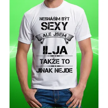 Pánské tričko tričko se jménem ILJA L