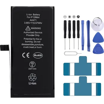 Baterie pro mobilní telefon Baterie pro iPhone 12 mini - instalační set